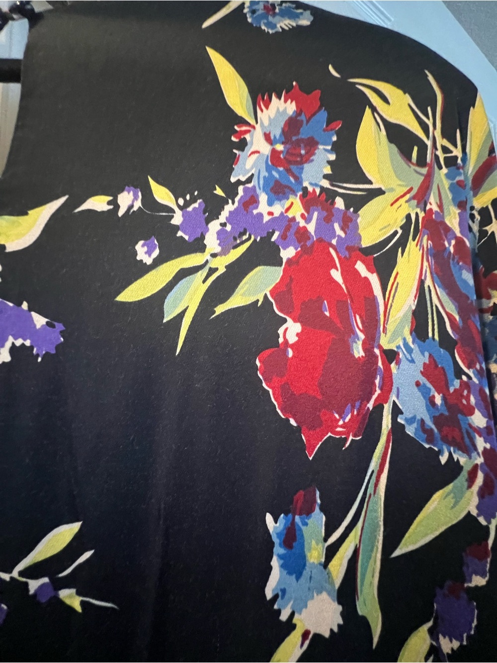 Trays Diva Black Floral Caftan - Picture 5 of 8